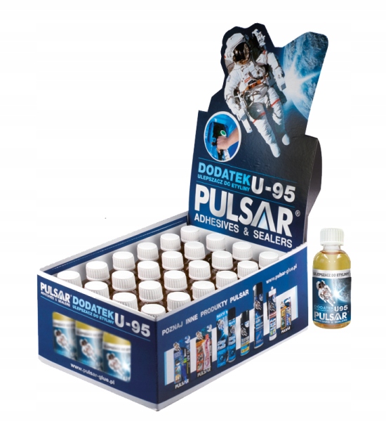 DODATEK DO BENZYNY ZASTĘPUJĄCY OŁÓW PULSAR U-95 PRZECIWSTUKOWY 50 ml 24 szt