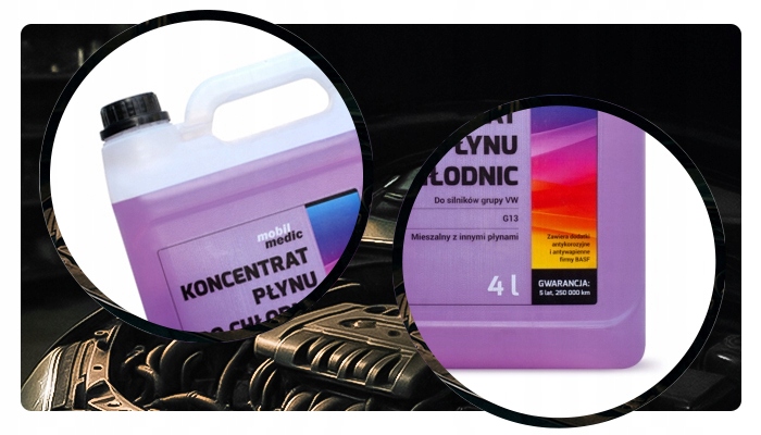 KONCENTRAT DO CHŁODNIC G13 4L - 35°C MOBIL MEDIC