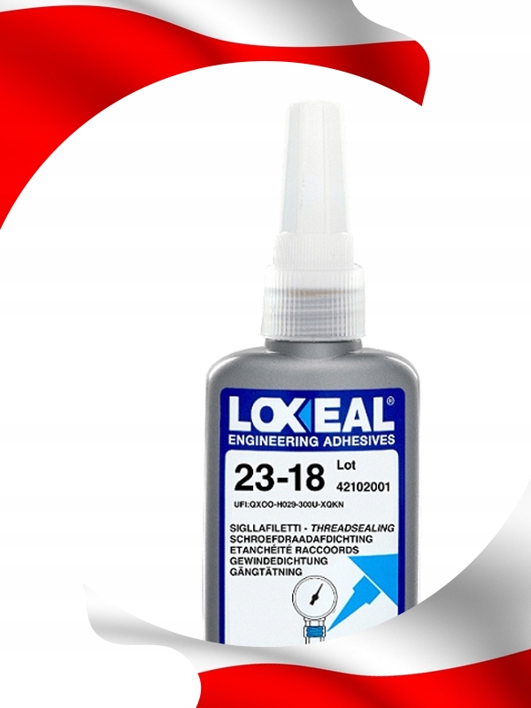KLEJ DO GWINTÓW USZCZELNIACZ ŁATWO DEMONTOWALNY LOXEAL 23-18 50 ml