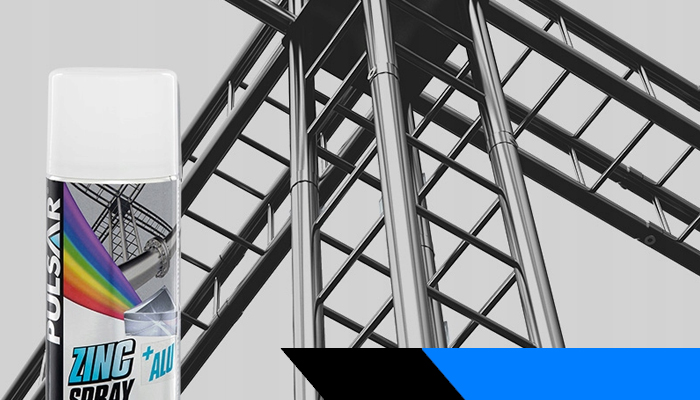 CYNK W SPRAYU + ALUMINIUM PULSAR OCYNK PODKŁAD ANTYKOROZYJNY SPRAY 400 ml