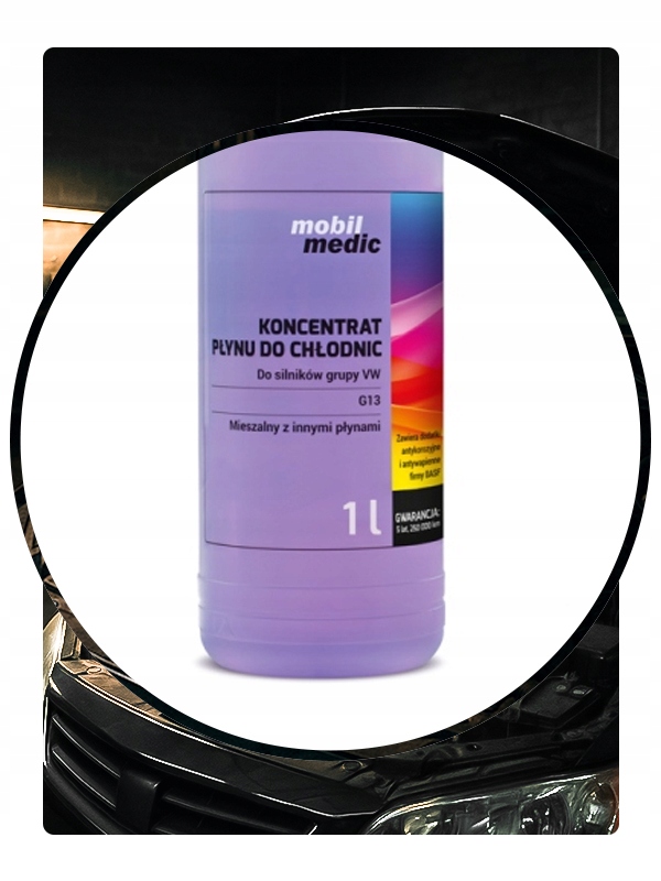 KONCENTRAT DO CHŁODNIC G13 1L - 35°C MOBIL MEDIC