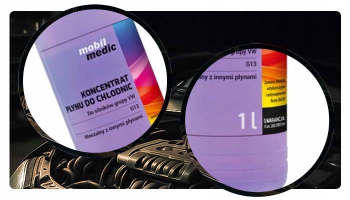 KONCENTRAT DO CHŁODNIC G13 1L - 35°C MOBIL MEDIC