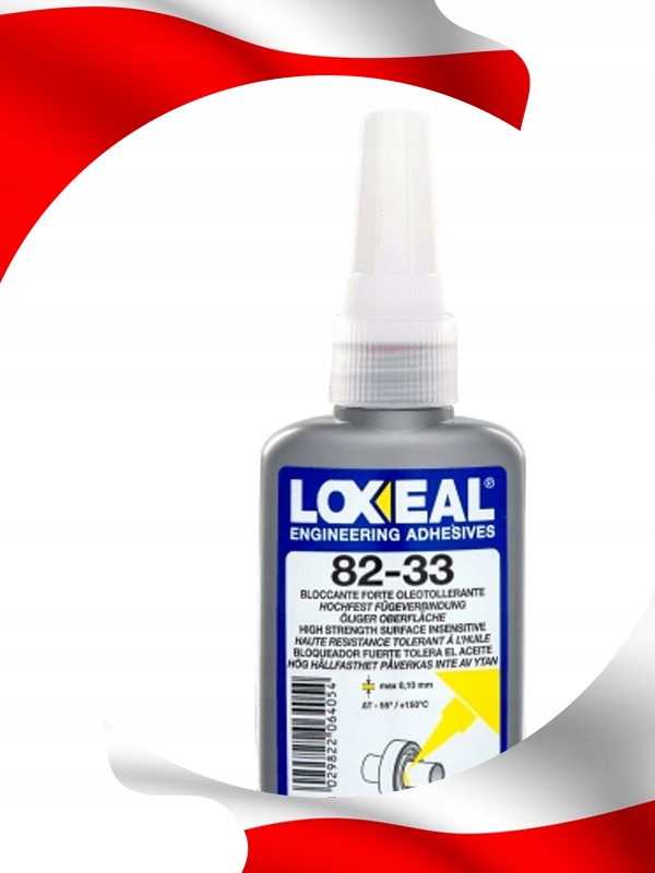 KLEJ DO ŁOŻYSK TULEI PIAST LOXEAL 82-33 SZYBKIE UTWARDZANIE 50 ml