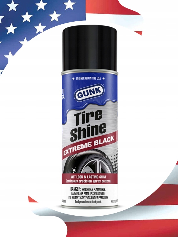 CZERNIDŁO DO OPON GUNK PIELĘGNUJE I NABŁYSZCZA 400 ml