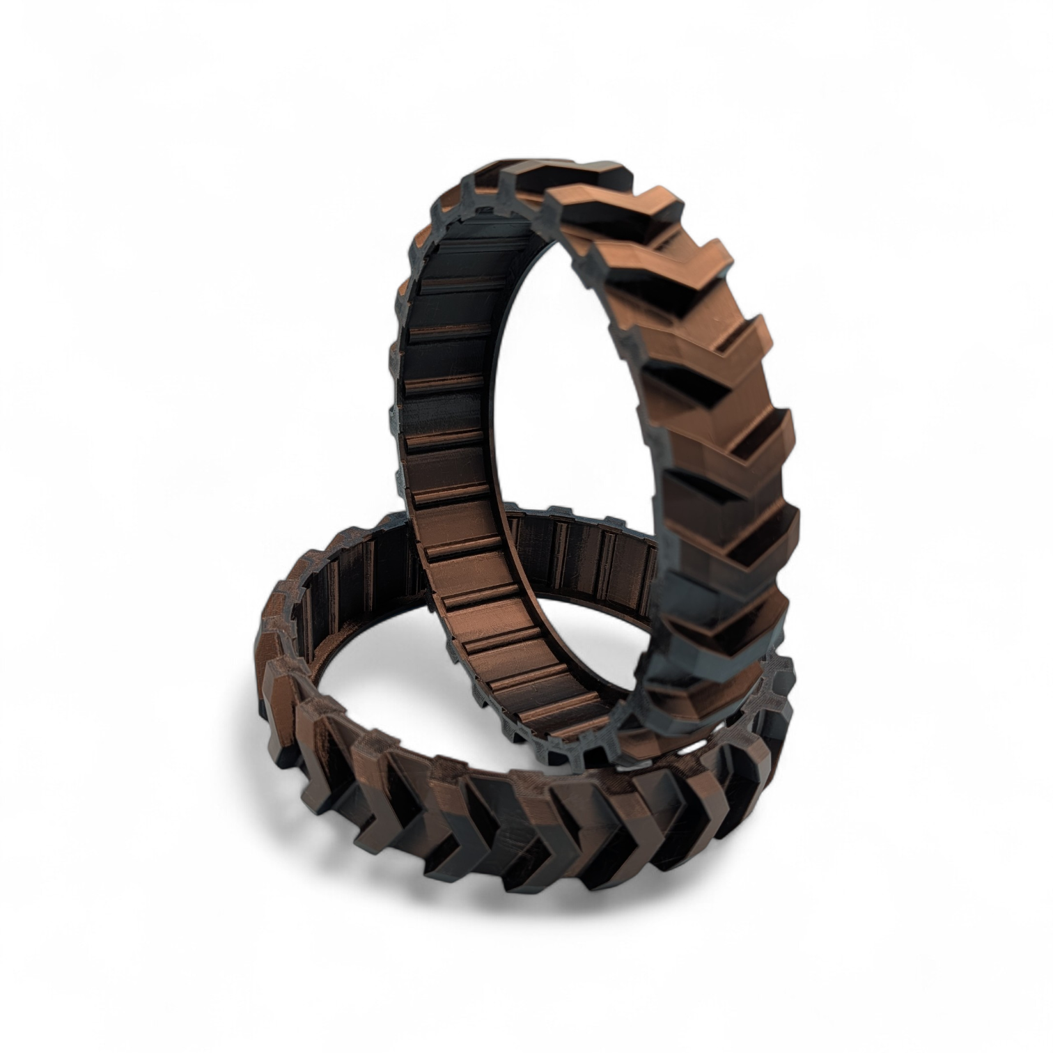 Profil en V pour Worx Landroid S & M | Bandes de Roulement TPU Grip | Set de 2