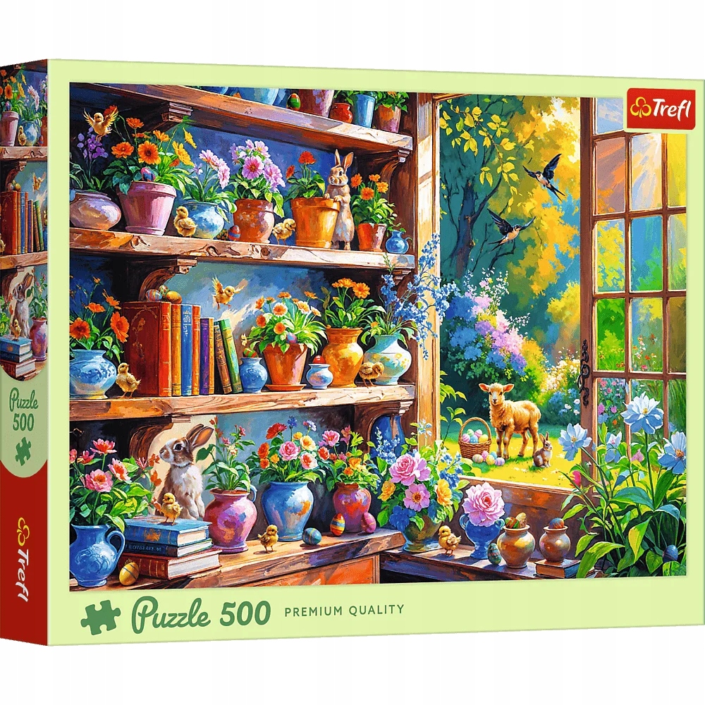 Puzzle 500 Wiosenny poranek w oranżerii (TREFL 37558)