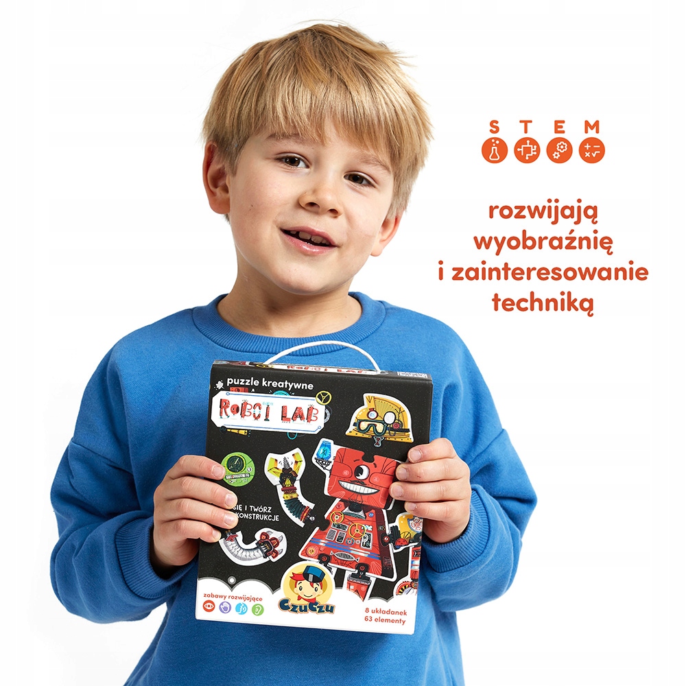 Puzzle kreatywne Robot Lab (7424949)