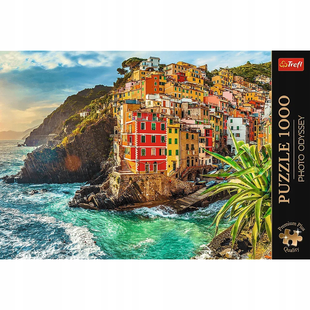 Puzzle 1000: Miasteczko Riomaggiore Włochy (10855)