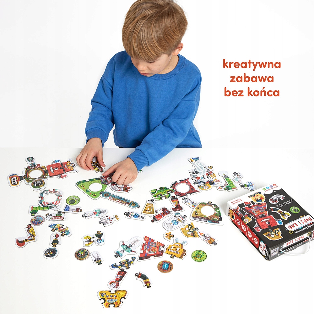 Puzzle kreatywne Robot Lab (7424949)