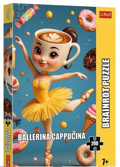 Puzzle 200 BrainRots Ballerina Cappuccina (13362)