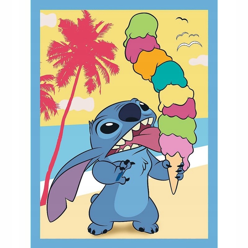 Puzzle 2 w 1 + memos Wesoły dzień Lilo&Stitch (93585)