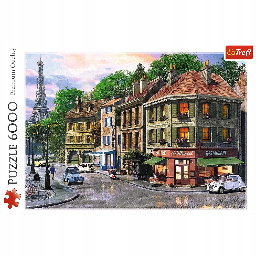 Puzzle 6000: Uliczka Paryża (65001)