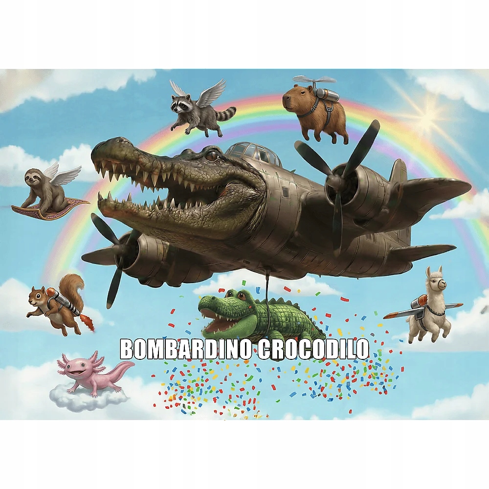 Puzzle 200 Brainrots: Bombardino Crocodilo (13374)