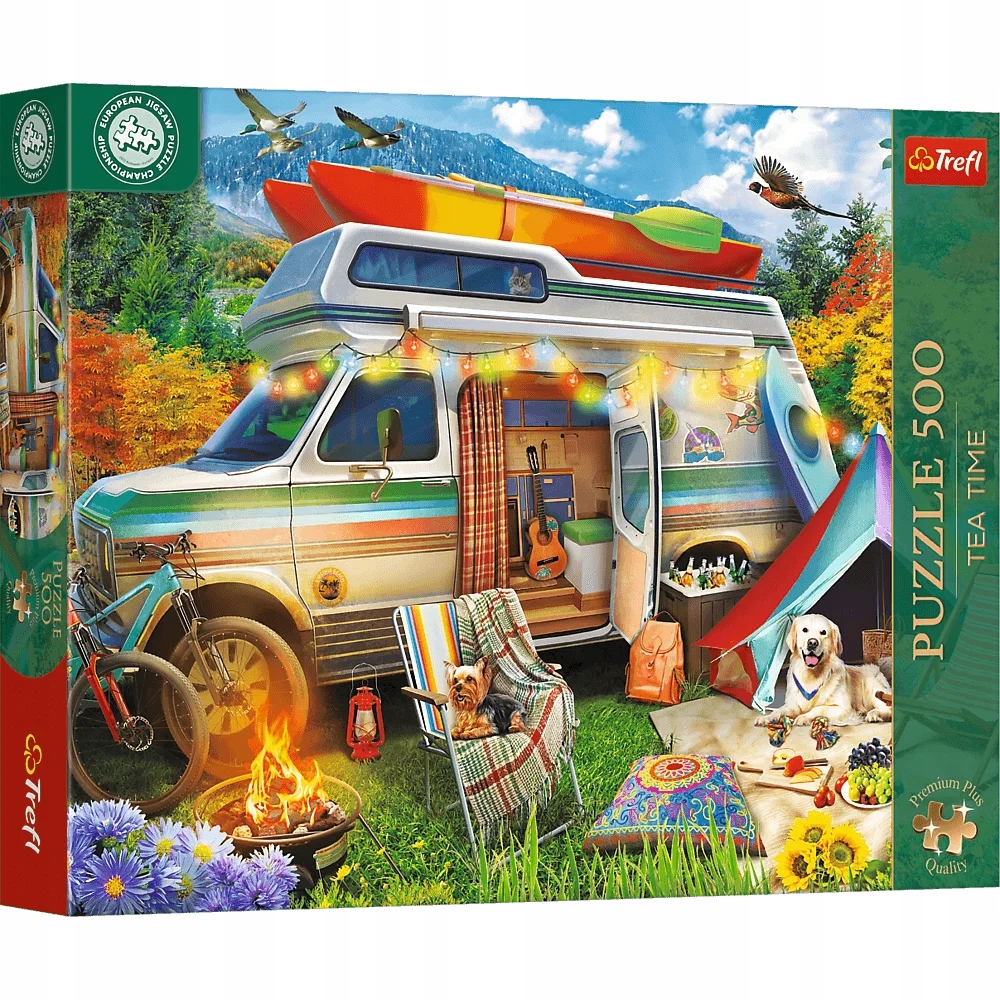 Puzzle 500 Tea Time: Mistrzostwa Europy, Kamper (37611)