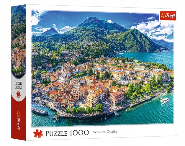 Puzzle 1000: Menaggio nad jeziorem Como, Włochy (10985)