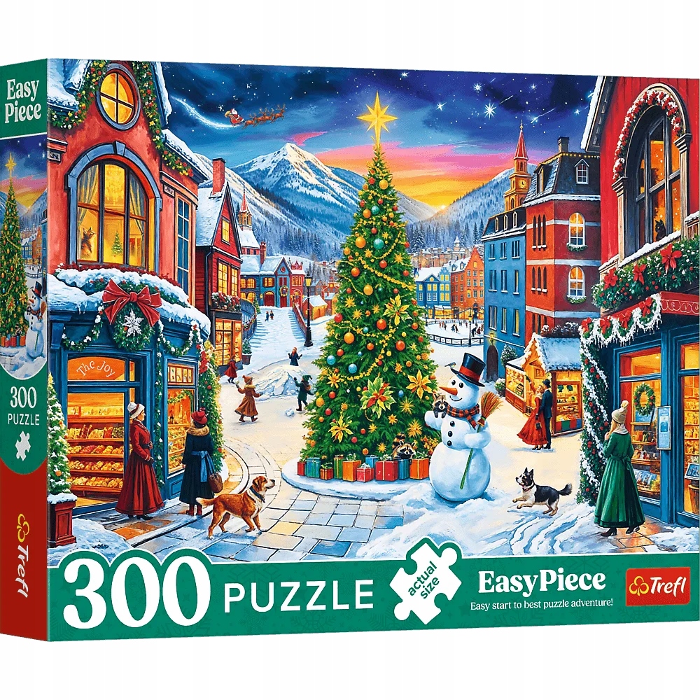 Puzzle 300 EasyPiece: Świąteczne miasteczko (23104)