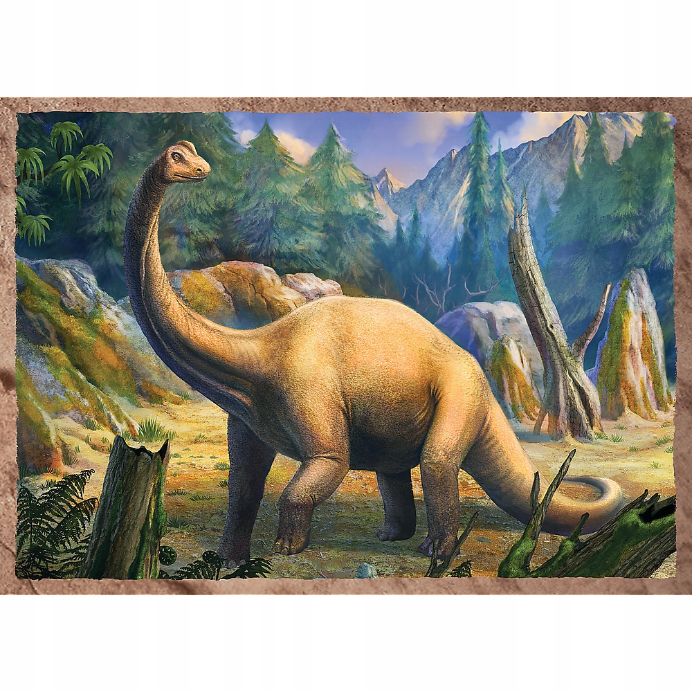 Puzzle 4 w 1: Ciekawe Dinozaury (34383)