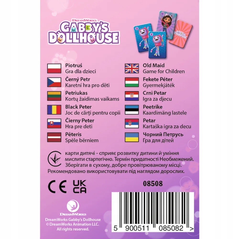 Karty Piotruś - Koci Domek Gabi (08508)