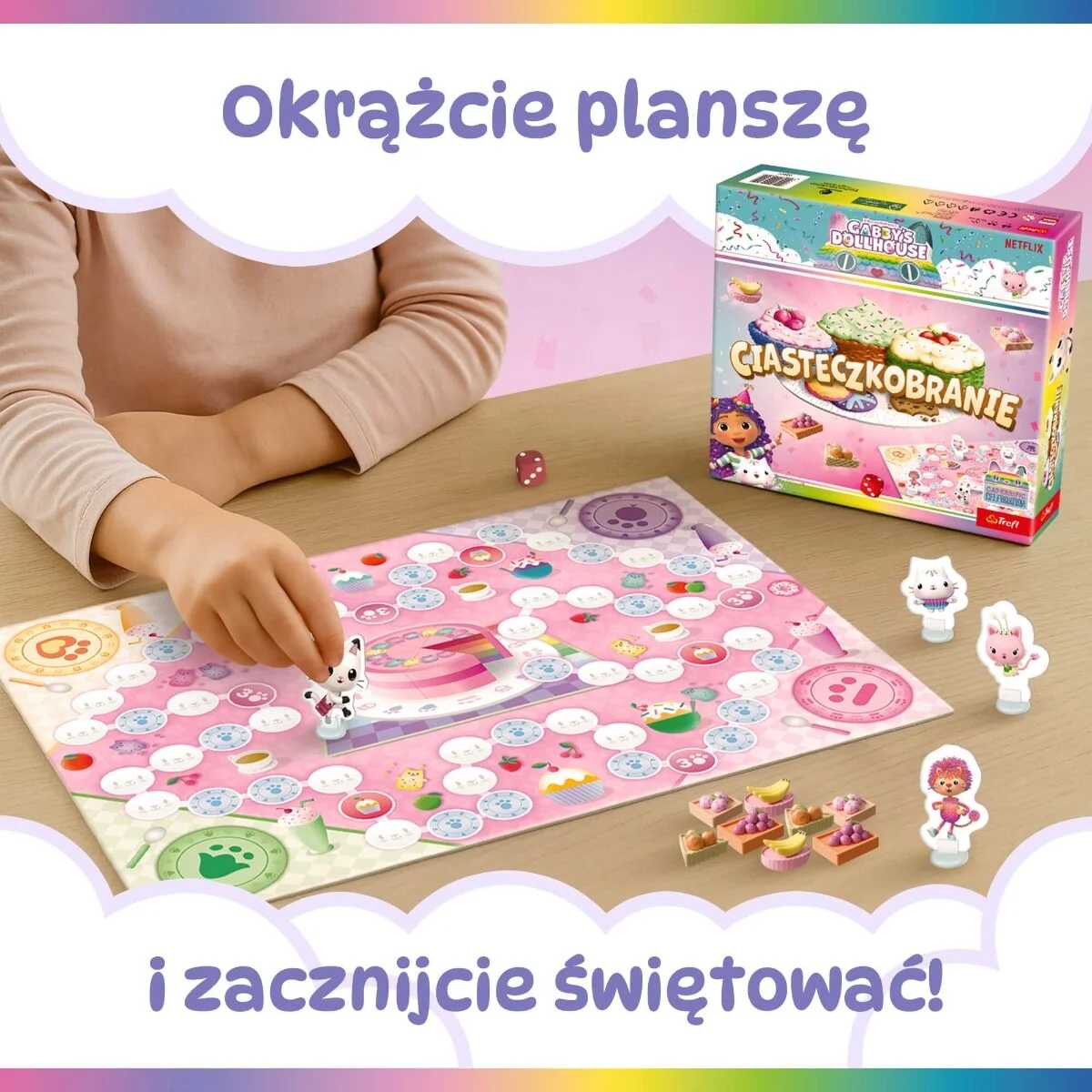 Gra planszowa Ciasteczkobranie Koci Domek Gabi (02801)