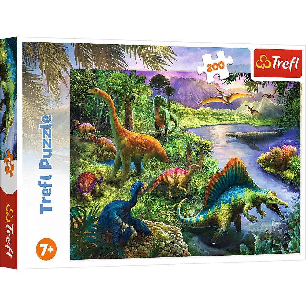 Puzzle 200: Drapieżne dinozaury (13281)