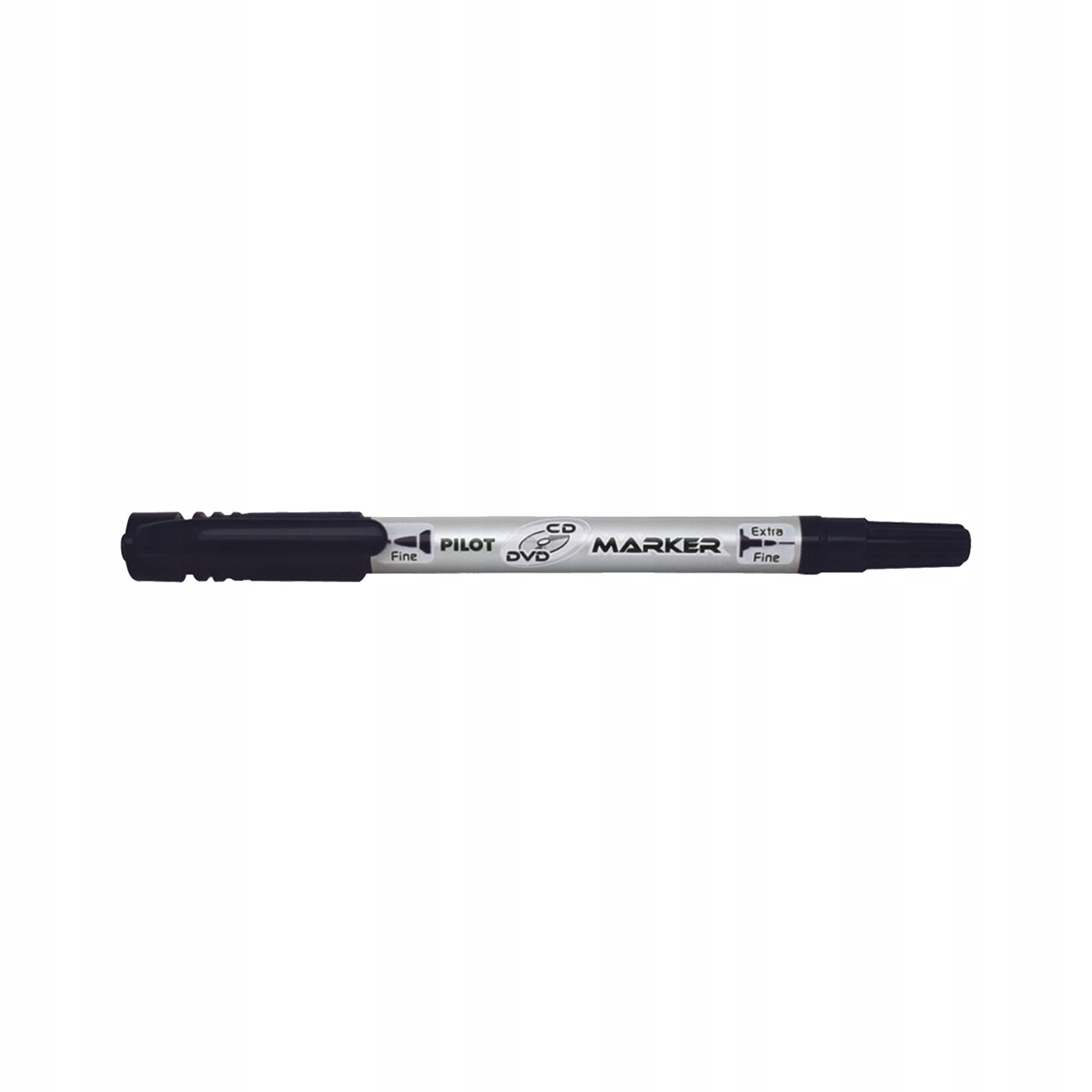 Pilot Marker dwustronny CD/DVD Czarny (8031)