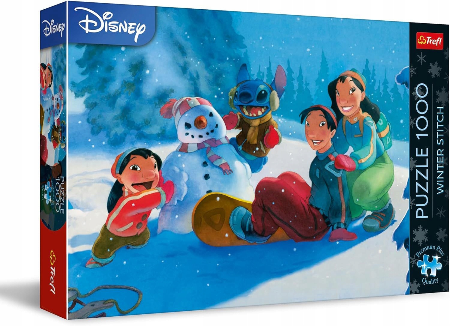 Puzzle 1000 XMAS Lilo & Stitch1000 el. Zimowy Stich (12100)