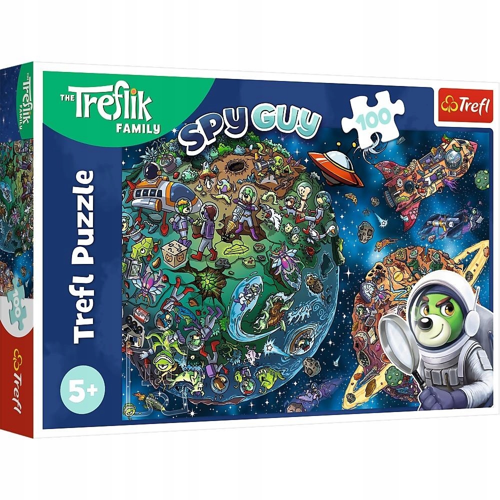 Puzzle 100: Trefliki w Kosmosie, Rodzina Treflików (16496)