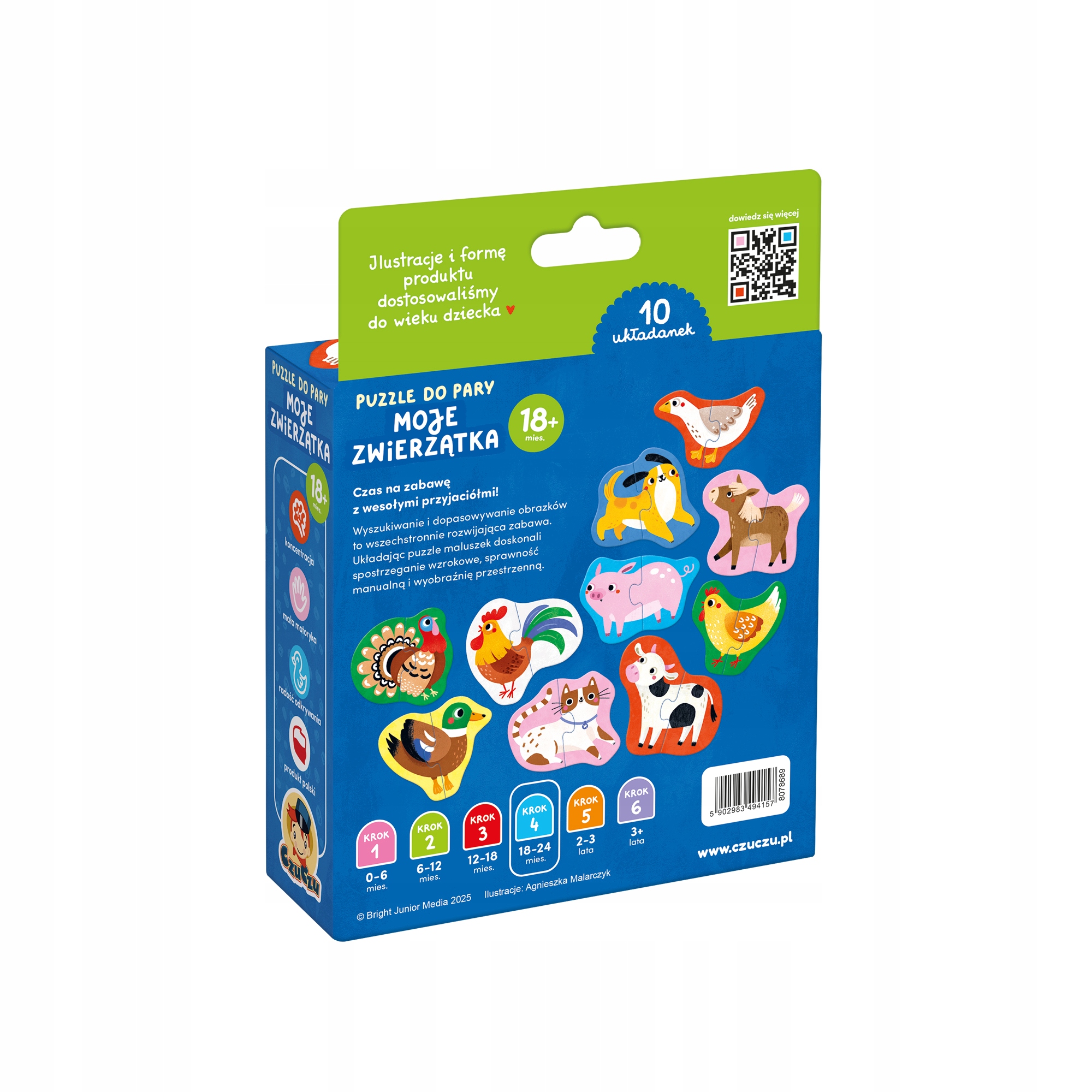 Puzzle do pary Moje Zwierzątka (8078689)