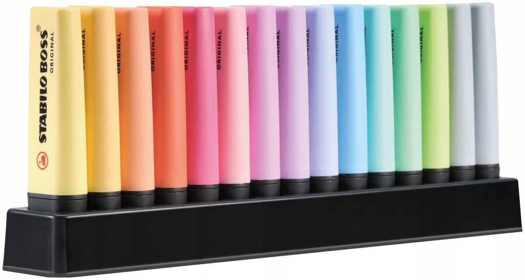 STABILO Boss Oryginal Pastel Zestaw zakreślaczy 15 szt. (7015-02)