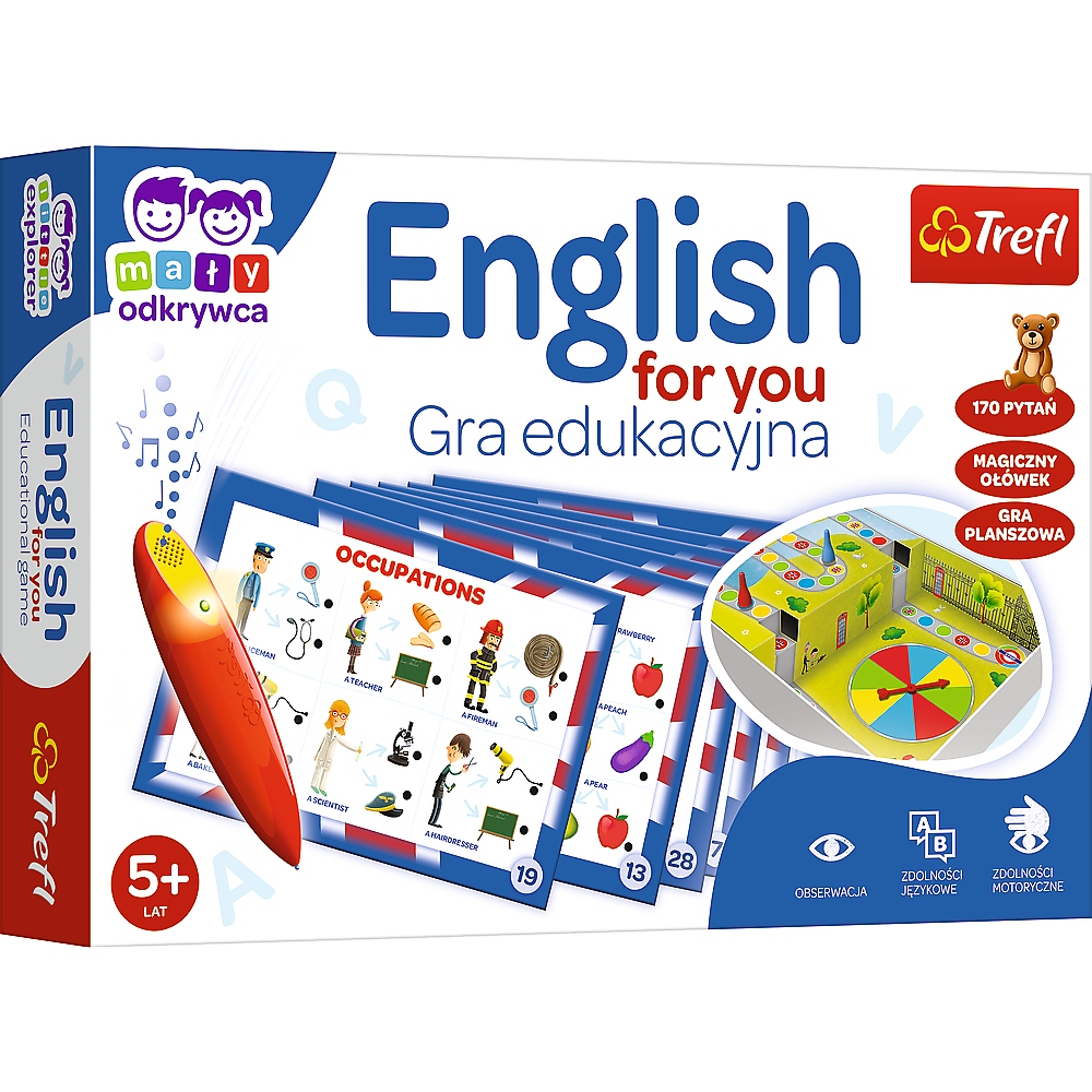 Gra dla dzieci Magiczny ołówek - English for you (02113)