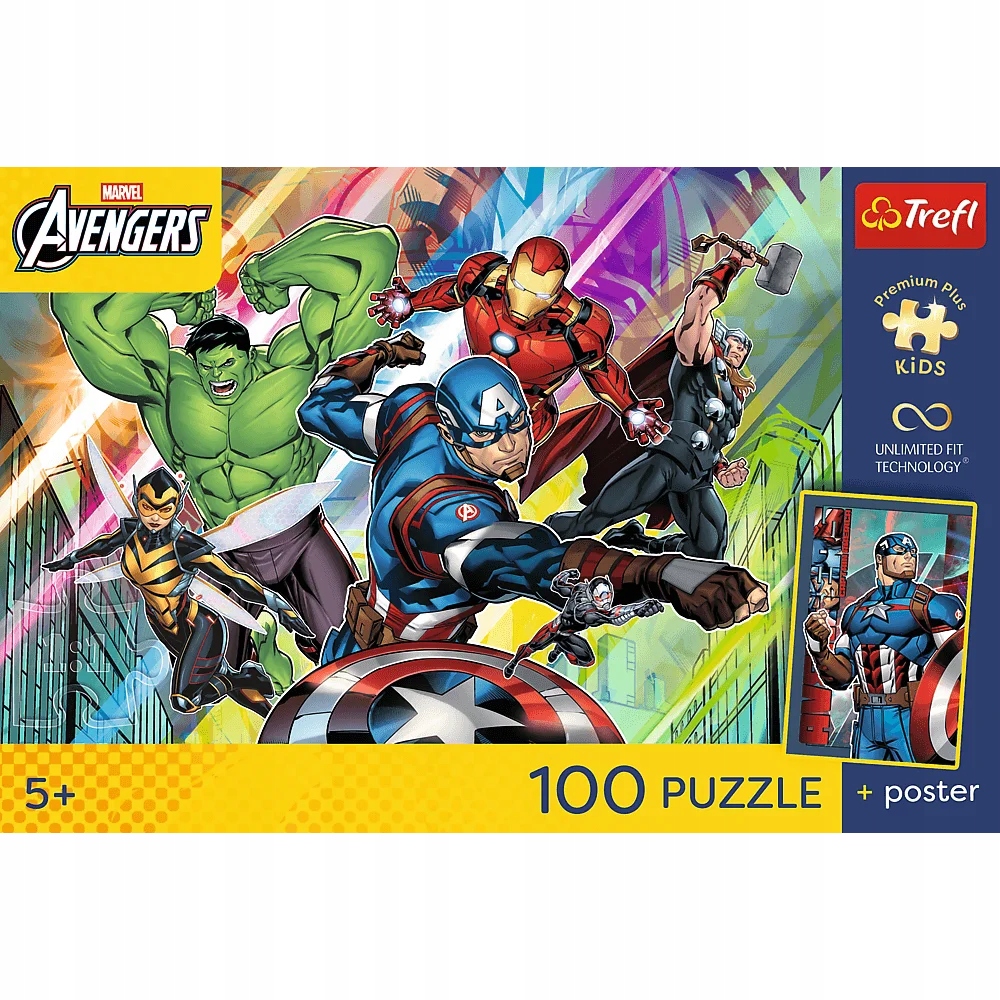 Puzzle 60: Potęga i moc, Marvel (16552)
