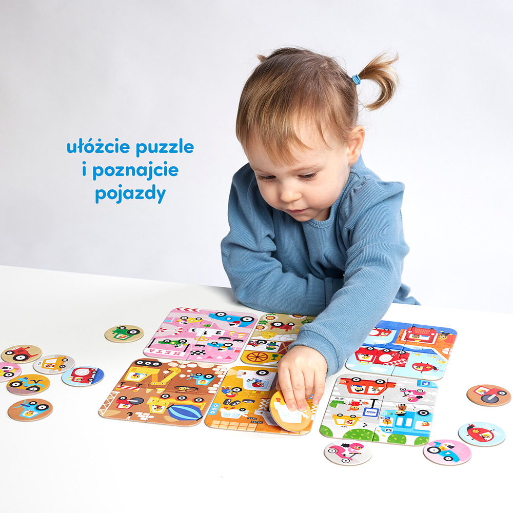 Puzzle Pojazdy małe i duże (7943144)
