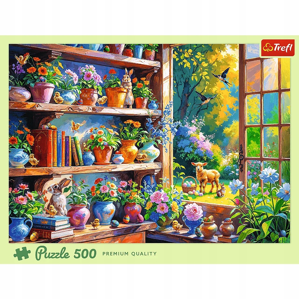 Puzzle 500 Wiosenny poranek w oranżerii (TREFL 37558)