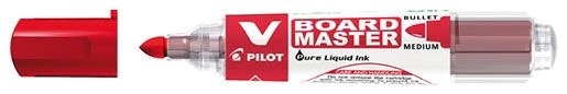 Pilot Marker Suchościeralny V-Board Master Czerwony (5776)