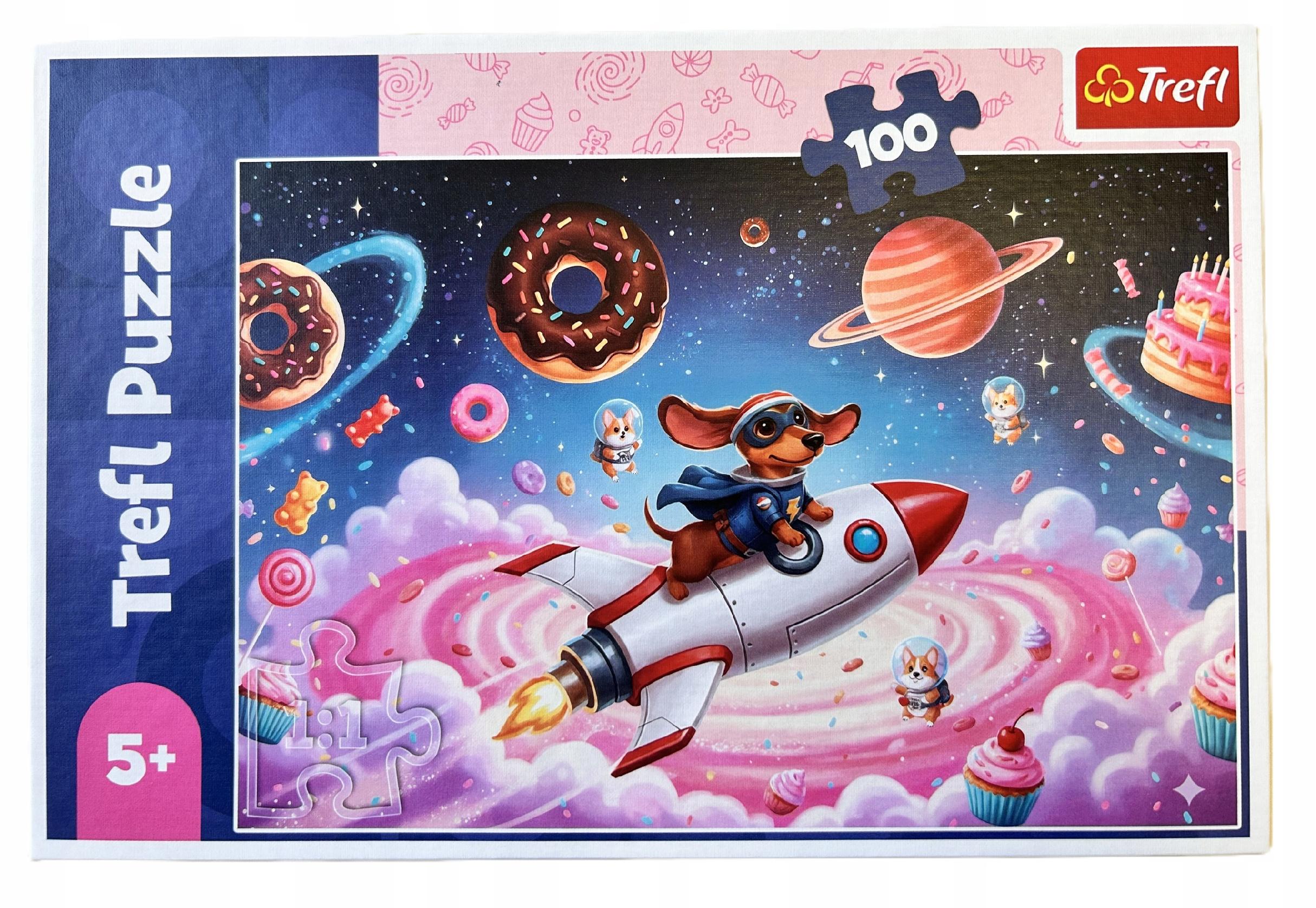 Puzzle 100: Jamnik na Rakiecie (16558)