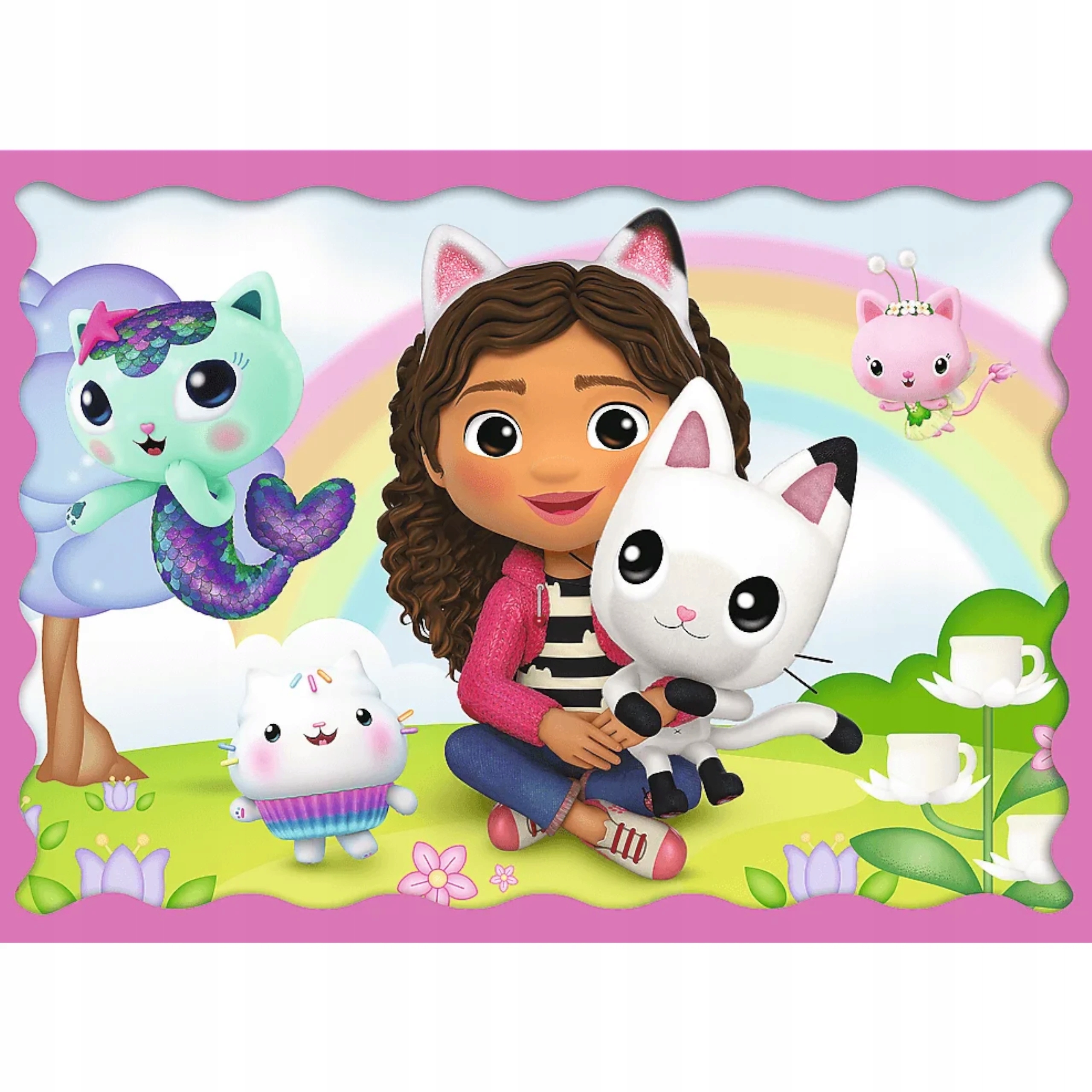 Puzzle 4 w 1: Przygody Gabi, Koci Domek Gabi (34620)