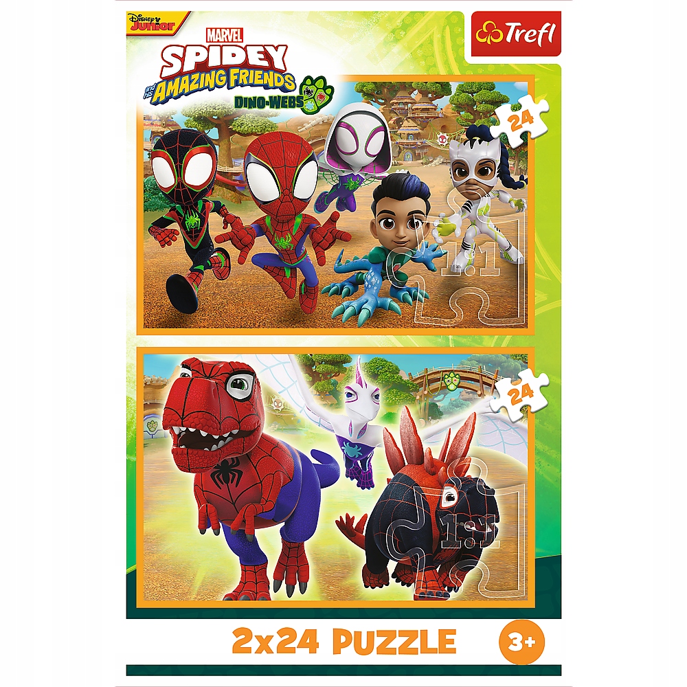 Puzzle 2x24 Spidey i dinozaury