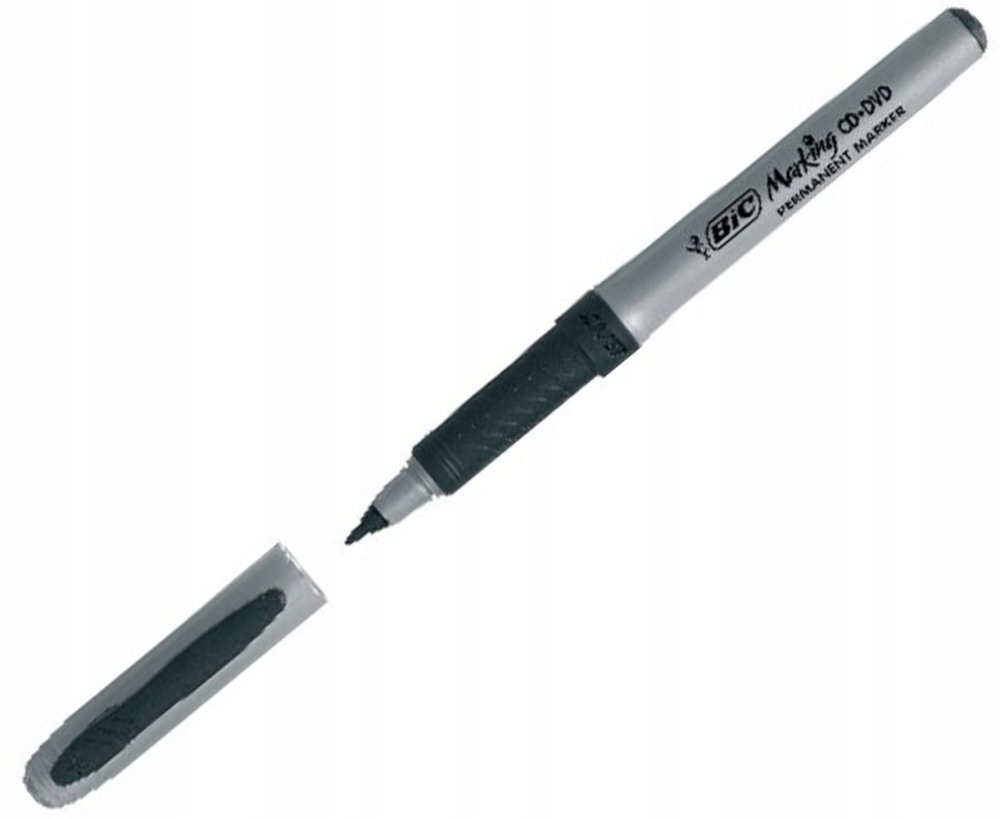 Marker Permanentny Grip CD/DVD BiC