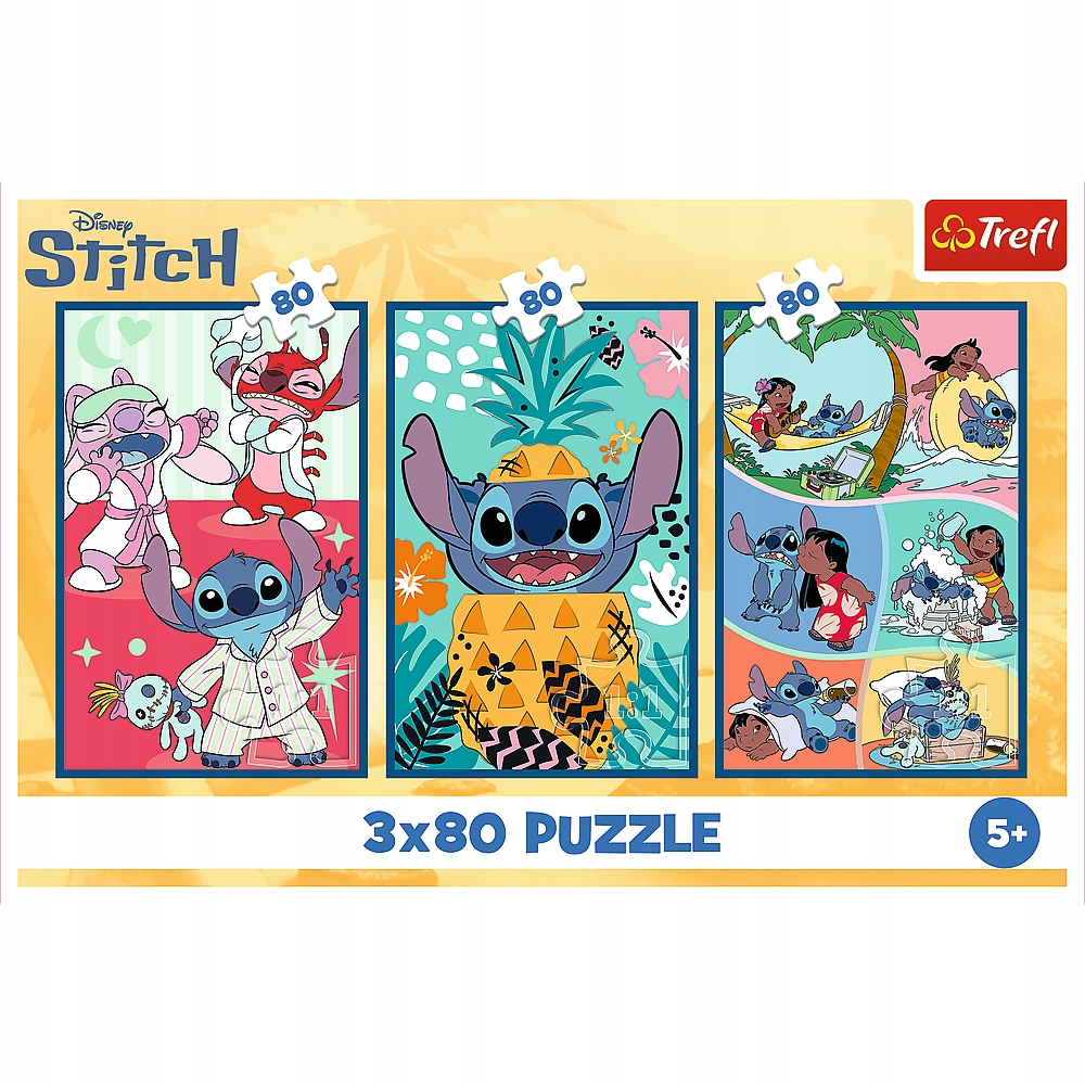 Puzzle 3x80: Świat Stitcha (34885)