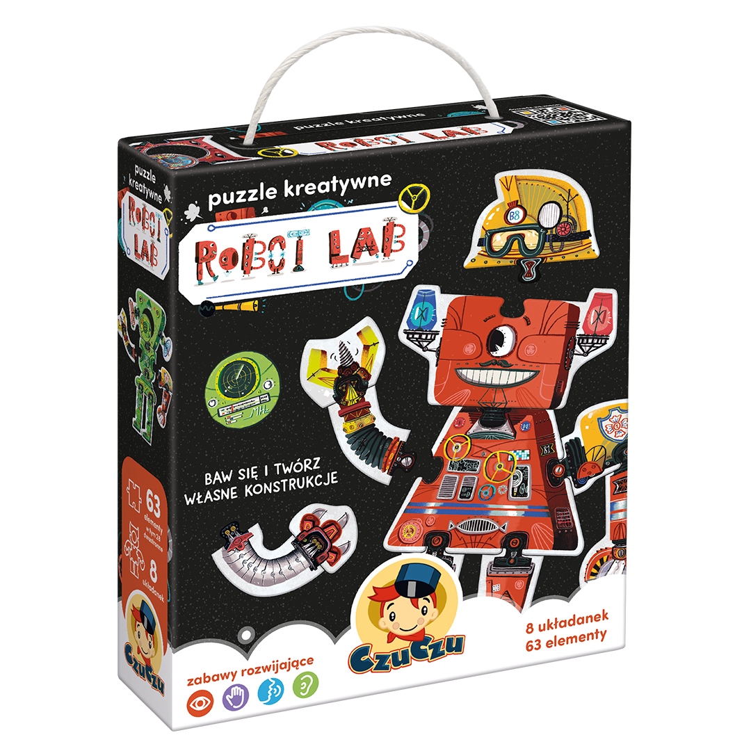Puzzle kreatywne Robot Lab (7424949)