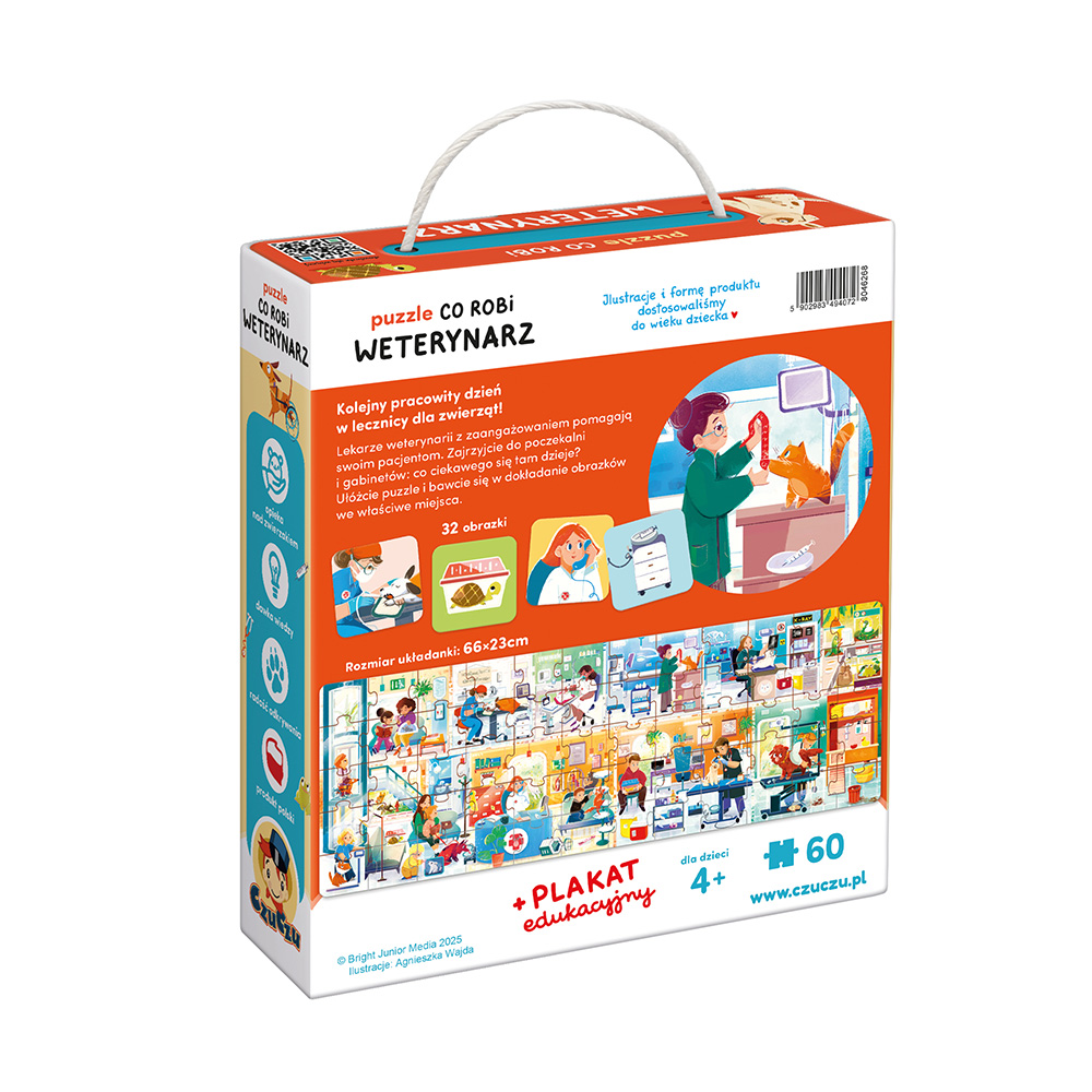 Puzzle Co robi Weterynarz (8046268)