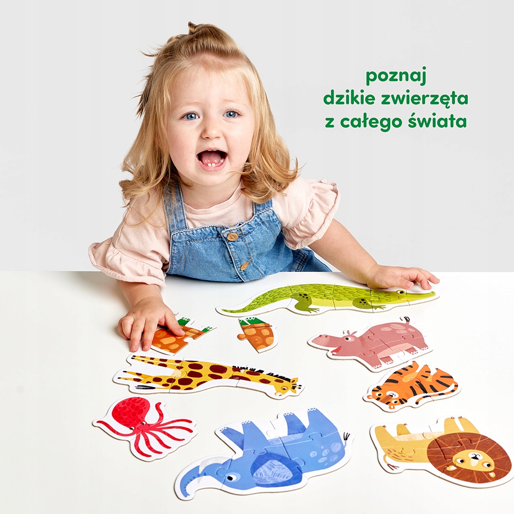 Puzzle progresywne Dzikie zwierzątka (8078691)