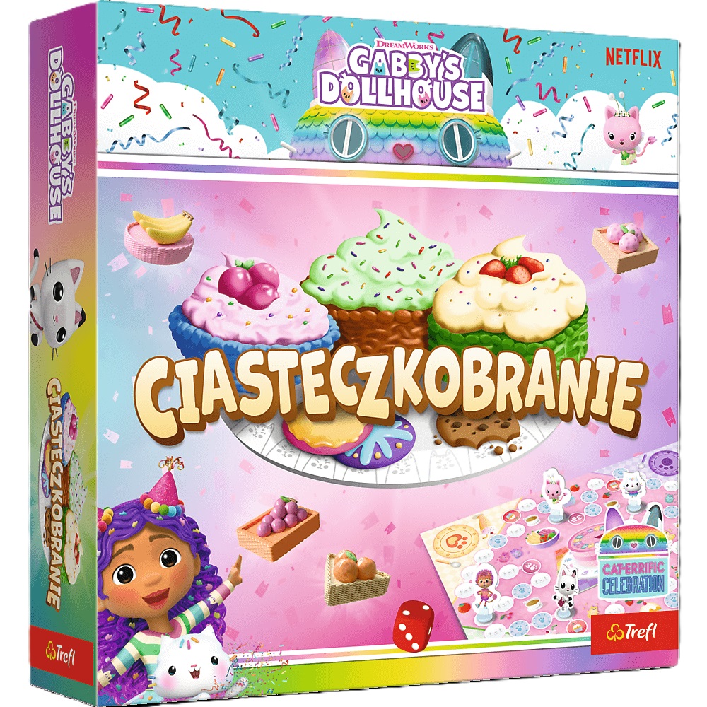 Gra planszowa Ciasteczkobranie Koci Domek Gabi (02801)