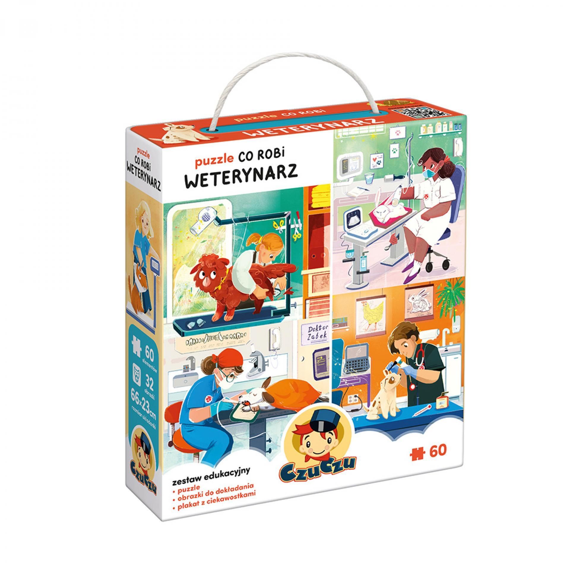Puzzle Co robi Weterynarz (8046268)