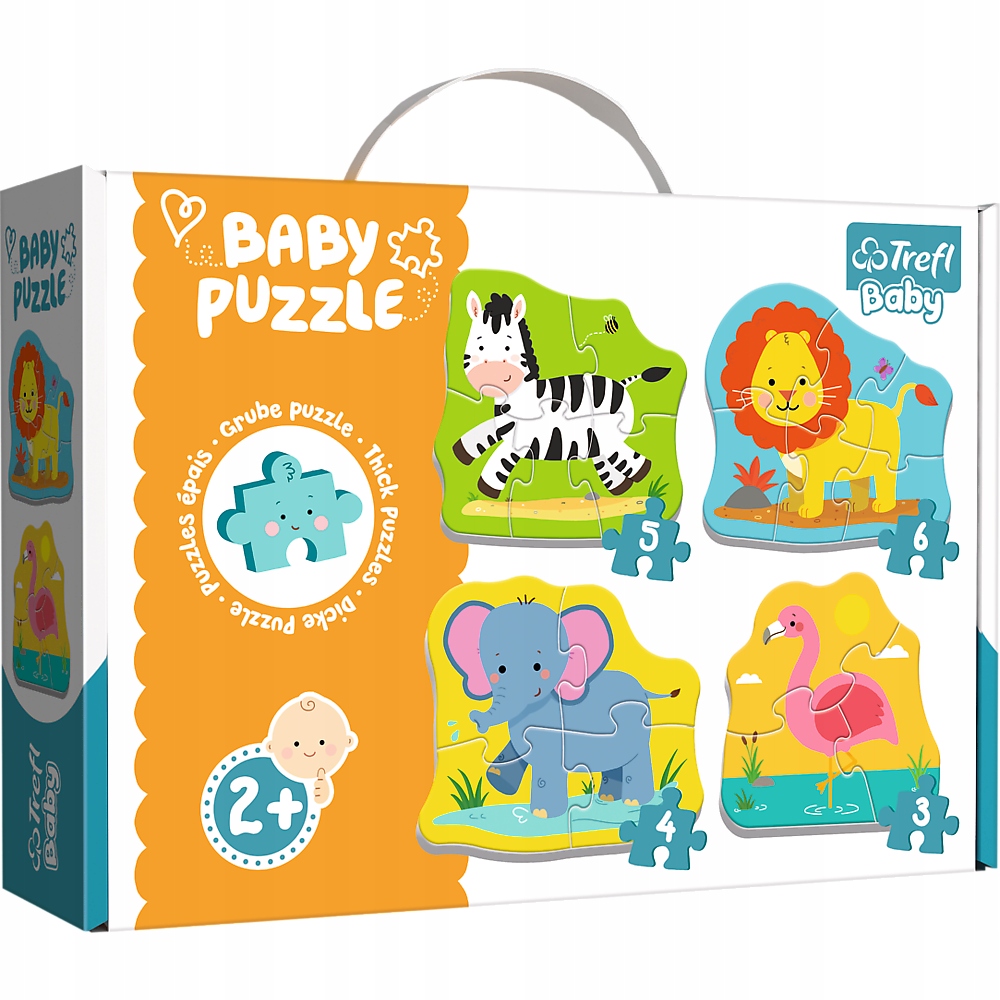 Puzzle Baby Classic Zwierzątka na Safari (36073)