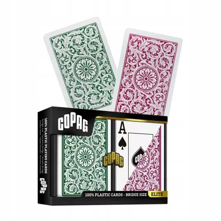 Karty Copag Elite Jumbo Face Set Niebieski/Czerwony