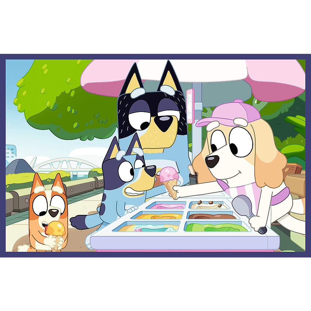 Puzzle 2x24: Zabawna Bluey (34446)