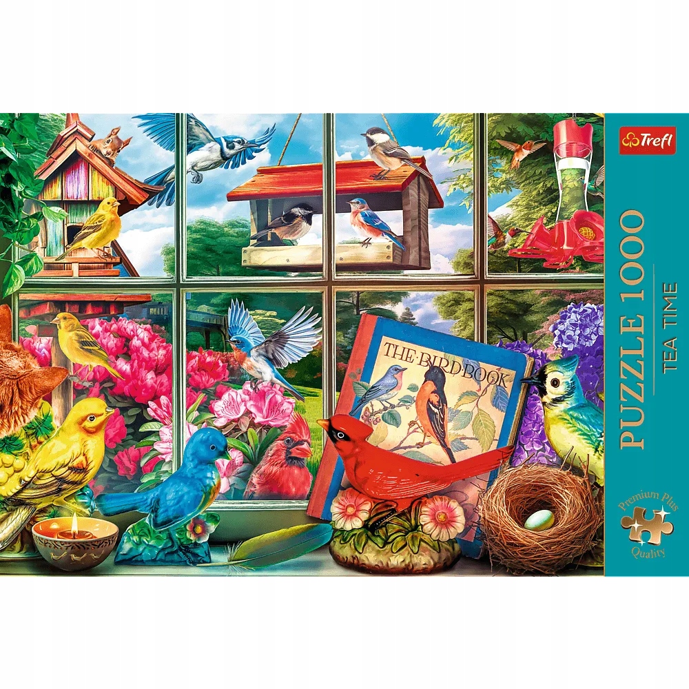 Puzzle 1000 Tea Time: Świat ptaków (10850)