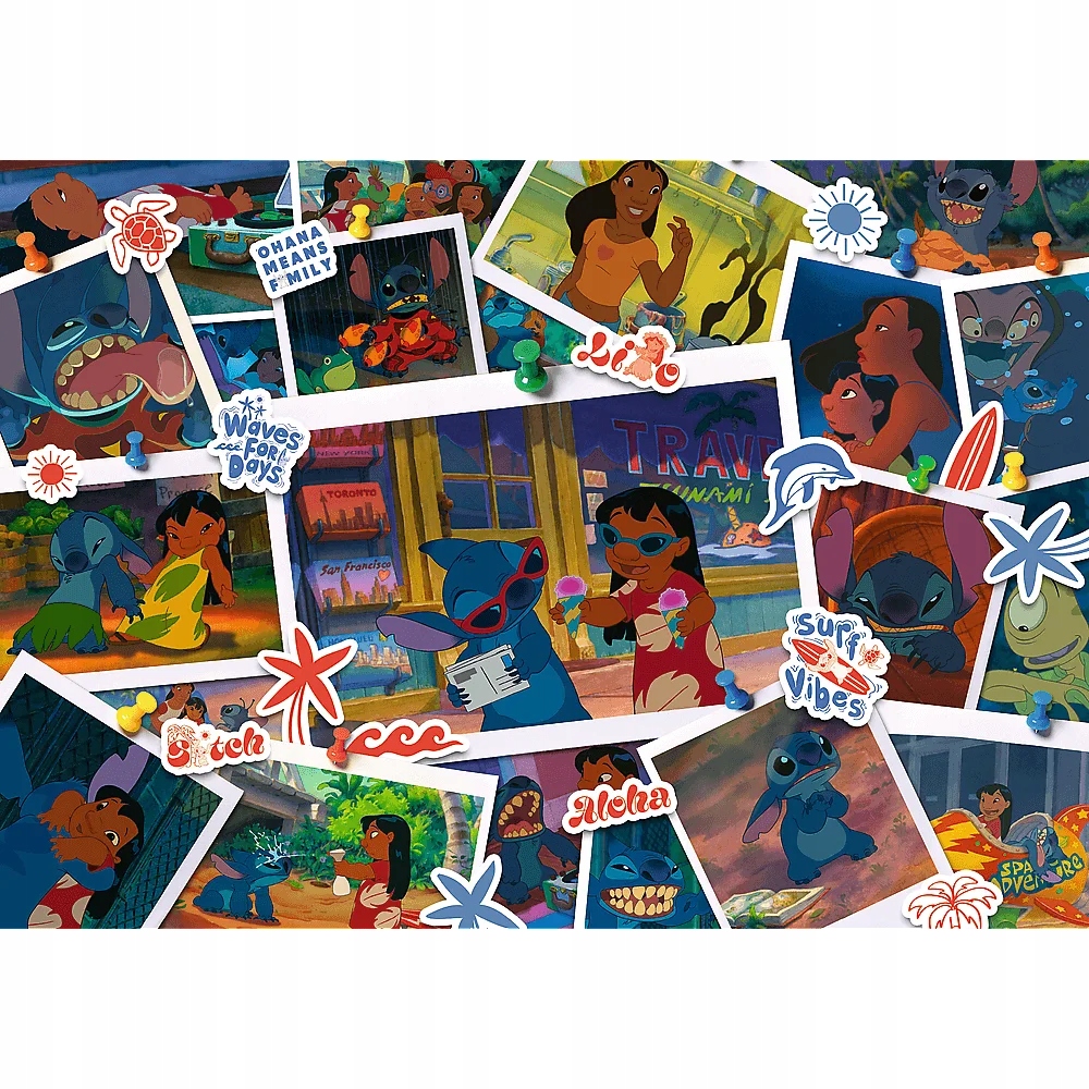Puzzle 1000 Lilo i Stitch na wakacjach (10882)