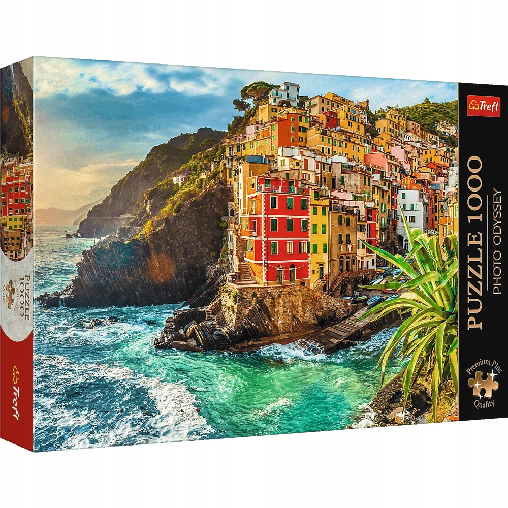 Puzzle 1000: Miasteczko Riomaggiore Włochy (10855)